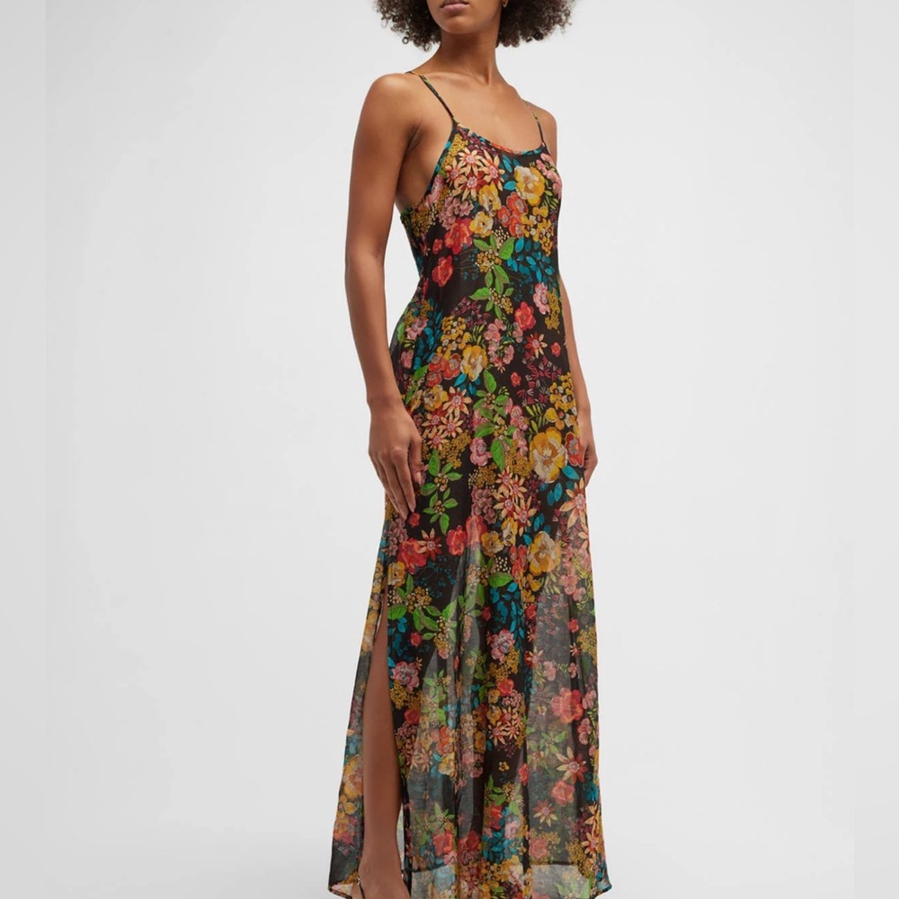 Johnny Was Millo Back Tie Strappy Maxi Dress NWT, Medium